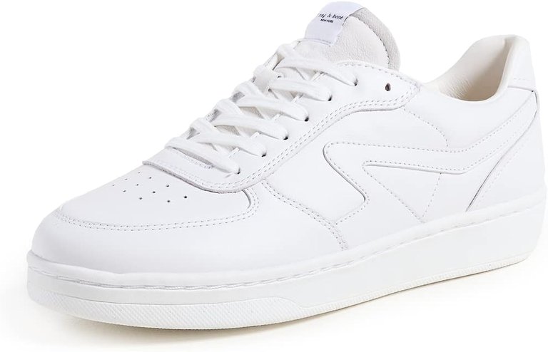 Men's Retro Court Sneakers, White