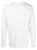 Men's White Knit Long Sleeve Cotton T-Shirt Pullover
