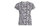 rag & bone Women's All Over Snake design Tee Black/White - Multicolor