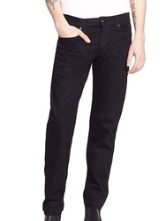 Standard Issue 5 Pocket Style Distressed Jeans - Black