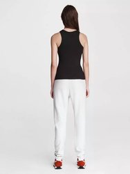 The Essential Ribbed Cotton Knit Tank Top