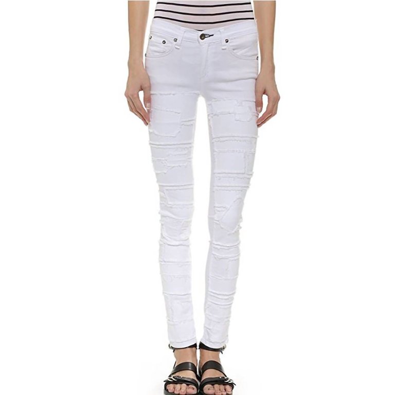 Torn Skinny Jean - White