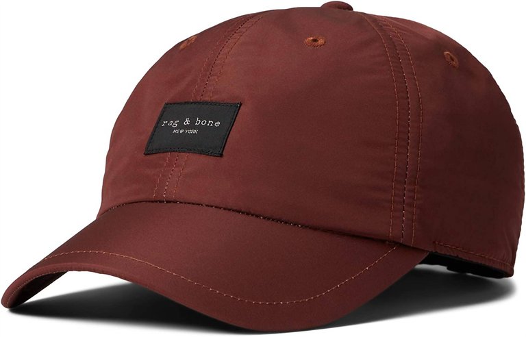 Women Addison Baseball Cap - Redwood