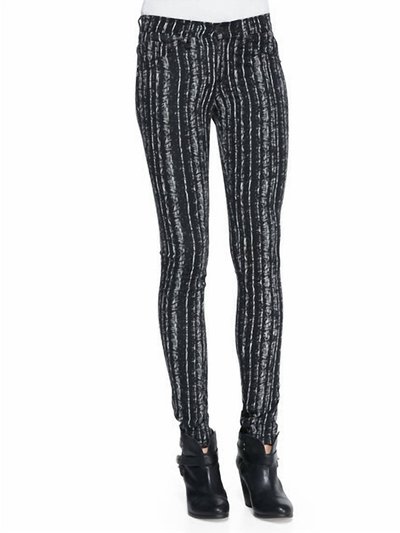 rag & bone Women Barcode Printed Mid Rise Skinny Jeans Leggings product