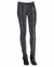 Women Barcode Printed Mid Rise Skinny Jeans Leggings - Black/White
