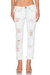 Women Drey Boyfriend Jeans - Aged Bright White