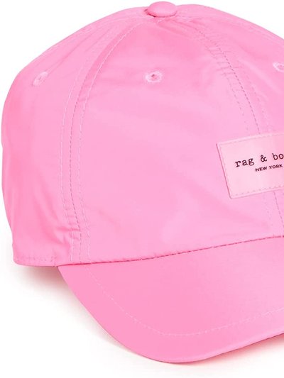 rag & bone Women's Addison Baseball Cap - Neon Pink product