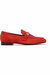 Women's Cooper Suede Loafer Shoes - Red