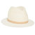Women's Floppy Playa Canvas Brim Hat Straw Sun Floppy Fedorah - Ivory