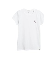 Women's Matchstick Short Sleeve T-Shirt - White