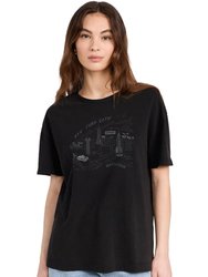 Women's Mica City Tee, Black - Black