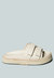 Aniston Buckled Flatform Nude Slip-on Sandal