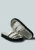 Aniston Buckled Flatform White Slip-on Sandal