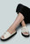 Aniston Buckled Flatform White Slip-on Sandal