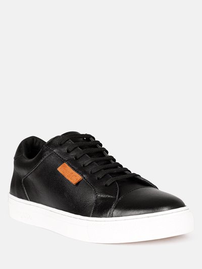 Rag & Co Ashford Black Fine Leather Handcrafted Sneakers product