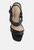 Avianna Black Slim Block Heel Sandal