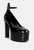 Babe Heaven Patent Pu Maryjane Sandals In Black - Black