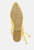 Bartsi Yellow Handwoven Cotton Tie Up Mule Flats