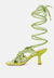 Beroe Green Braided Handcrafted Lace Up Sandal