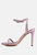 Blondes Pink Croc High Heeled Sandal