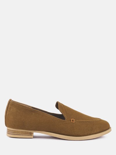 Rag & Co Bougie Tan Organic Canvas Loafers product