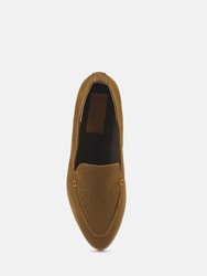 Bougie Tan Organic Canvas Loafers