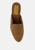 Calico Tan Organic Canvas Mules