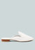 Calico White Organic Canvas Mules