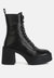 Carmac High Ankle Platform Boots - Black