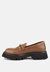 Cheviot Tan Chunky Leather Loafers