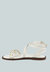 Corriane Studs Embellishment Off White Strappy Sandals