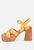 Cristina Cross Strap Embellished Heels In Light Tan