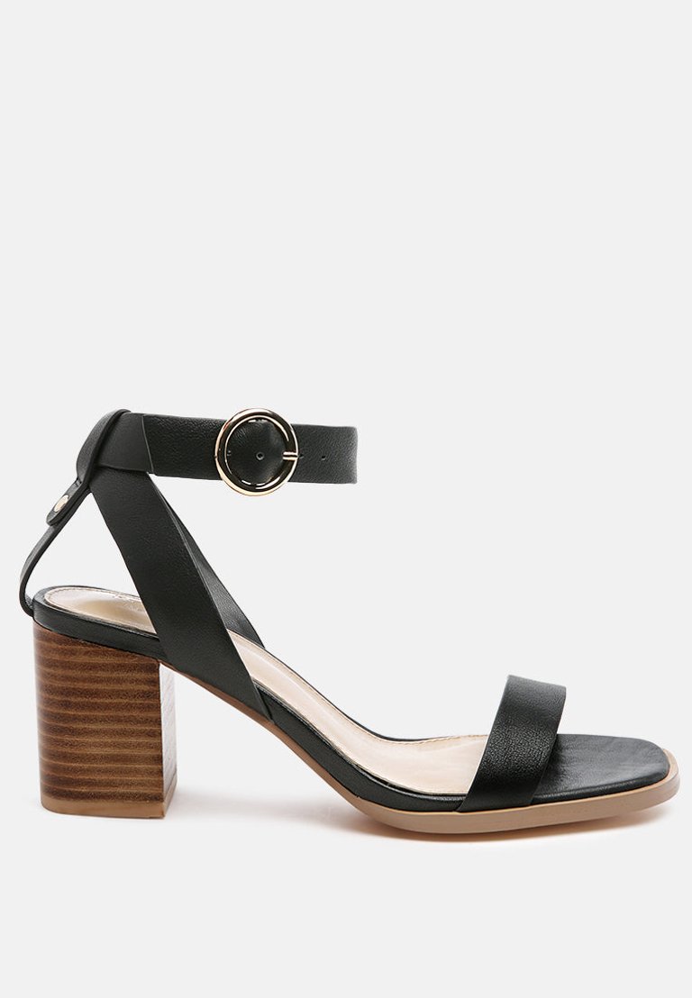 Dolph Stack Block Heeled Sandal