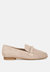 Echo Suede Leather Braided Detail Loafers In Sand - Sand