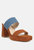 Eddlia Slip On Platform Sandals - Tan - Tan