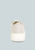 Endler Color Block Leather Sneakers In White