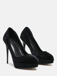 Faustine High Heel Dress Shoe - Black