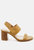 Gertude Slingback Block Heel Leather Sandal