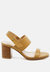 Gertude Slingback Block Heel Leather Sandal