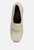 Gilliam Beige High Platform Wedge Loafers