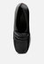 Gilliam Black High Platform Wedge Loafers