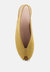 Gretchen Mustard Slingback Flat Sandals