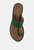 Harris Green Toe Ring Braided Slip Ons