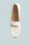 Holda Horsebit Embelished Loafers With Stitch Detail In Off White