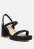 Joslyn Slingback Block Heel Sandals In Black - Black