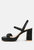 Joslyn Slingback Block Heel Sandals In Black