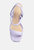 Joslyn Slingback Block Heel Sandals In Lilac