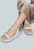 Kendall Strings Platform Leather Sandal