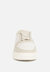 Kjaer Dual Tone Leather Sneakers In Off White