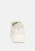 Kjaer Dual Tone Leather Sneakers In Off White